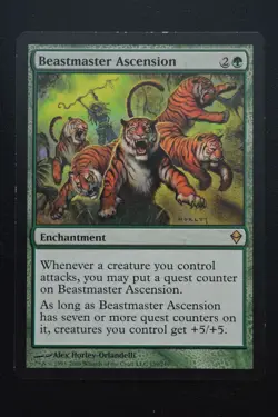 Magic The Gathering MTG BEASTMASTER ASCENSION Zendikar LP Lightly Played - Image 1