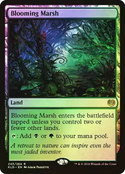 Magic The Gathering MTG BLOOMING MARSH FOIL Kaladesh NM Near Mint - Image 1