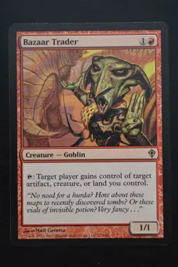 Magic The Gathering MTG BAZAAR TRADER Worldwake LP Lightly Played - Image 1