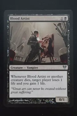 Magic The Gathering MTG BLOOD ARTIST Avacyn Restored LP Lightly Played - Image 1