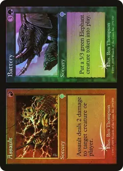 Invasion MTG FOIL Assault Battery Magic - Image 1