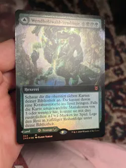 GERMAN Extended Foil • Turntimber Symbiosis • Zendikar Rising • NM • Mtg (1920) - Image 1