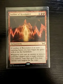MTG Magic Leyline of Resonance (M/NM) Duskmourn House of Horror - Image 1