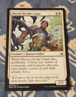 Martyr for the Cause War Of The Spark #023/264 MTG Magic - Image 1