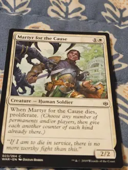 Martyr for the Cause War Of The Spark #023/264 MTG Magic - Image 2