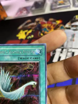Yugioh 1996 Harpie's Feather Duster SCR SDD-003 Near Mint - Image 3
