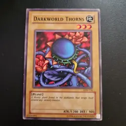YuGiOh - Darkworld Thorns - LOB-114 - Common Unlimited Edition TCG - Image 1