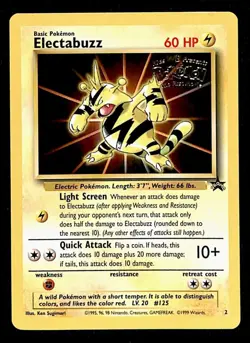 Electabuzz Black Star Promo 2, EX Pokemon Card - Image 1