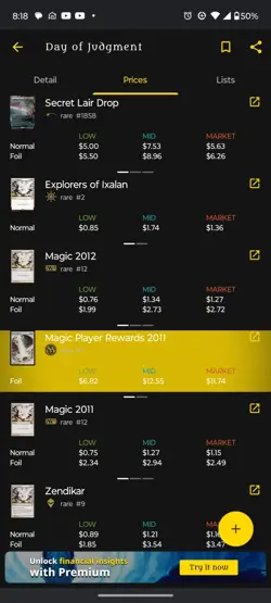 Magic the Gathering Day of Judgment Foil Card Magic Player Rewards 2011 - Image 4