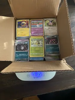 Over 7 lbs. of Pokemon Cards Common/Uncommon/Rare BULK (No Energy, SV / S&S) NM+ - Image 1