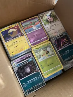 Over 7 lbs. of Pokemon Cards Common/Uncommon/Rare BULK (No Energy, SV / S&S) NM+ - Image 2