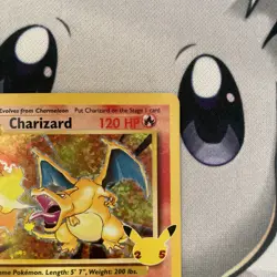 Charizard Celebrations Classic 4/102 Holo Base Set Pokemon Card 2021 NM - Image 3