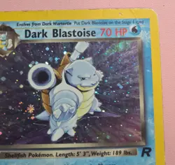 Dark Blastoise 3/82 Team Rocket Holo Rare Pokemon Card l Holo - Image 4