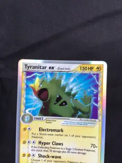 Pokemon Cards: EX Dragon Frontiers Rare Holo: Tyranitar EX 99/101 - Image 2