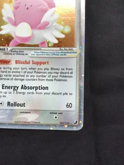 Pokemon Cards: EX Unseen Forces Rare Holo: Blissey EX 101/115 - Image 5