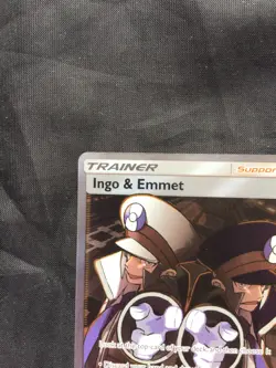 Pokemon Cards: Team Up Ultra Rare Full Art: Ingo & Emmet 176/181 - Image 2