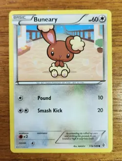 Buneary Pokemon Card, Boundaries Crossed Set 116/149 - Image 1