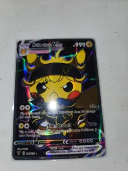 Pokemon Asta Pikachu Cosplay Card Mint - Image 1