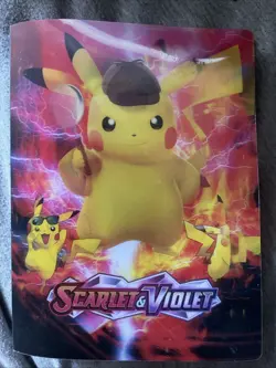 Pokemon Card Album with 152 Cards Mixed Pokemon Cards Used - Image 1