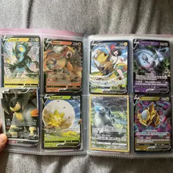 Pokemon Card Album with 152 Cards Mixed Pokemon Cards Used - Image 4
