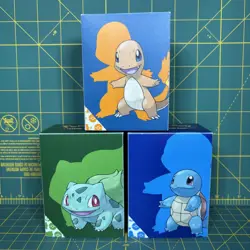 Charmander Squirtle Bulbasaur Pokemon Card ULTRA PRO Deck Box New Starters Kanto - Image 1