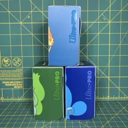 Charmander Squirtle Bulbasaur Pokemon Card ULTRA PRO Deck Box New Starters Kanto - Image 4