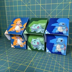 Charmander Squirtle Bulbasaur Pokemon Card ULTRA PRO Deck Box New Starters Kanto - Image 5