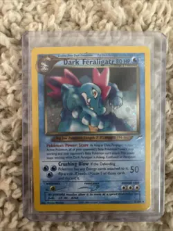 Pokemon Dark Feraligatr Holo Rare Card 5/105 Neo Destiny 2000 - Image 1