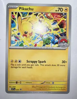 2025 Pikachu SVP 225 Pokemon World Championships Black Star Promo Card Mint Cond - Image 2