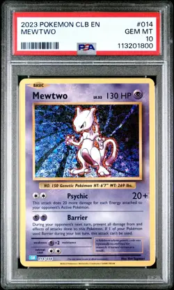 2023 Pokemon Mewtwo - Trading Card Game Classic - 014/034 - PSA 10 GEM MINT - Image 2