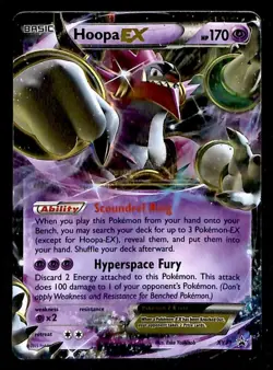 Hoopa EX Black Star Promo XY71, VG Pokemon Card - Image 1