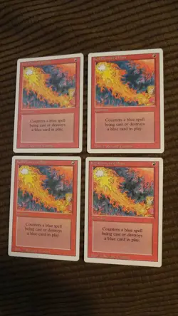 Magic: the Gathering / MtG Red Elemental Blast x4 Revised - Image 1
