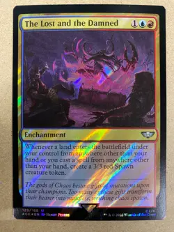 MTG 1x SURGE FOIL The Lost and the Damned Commander Warhammer 40K Magic x1 NM - Image 1
