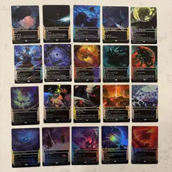 Magic the Gathering MTG Edge Of Eternities Full Art Lands Bonus Sheet X20 NM - Image 1