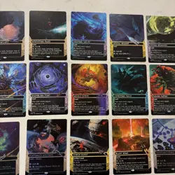 Magic the Gathering MTG Edge Of Eternities Full Art Lands Bonus Sheet X20 NM - Image 4