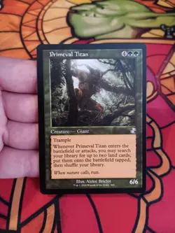 Primeval Titan Time Spiral Remastered MTG MINT - Image 1