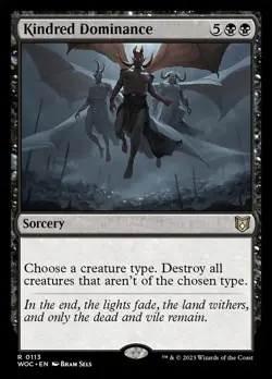 MTG Kindred Dominance (113/208) Wilds of Eldraine Commander NM - Image 1