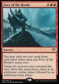 MTG Magic the Gathering Fury of the Horde (30/82) DD Speed vs. Cunning LP - Image 1