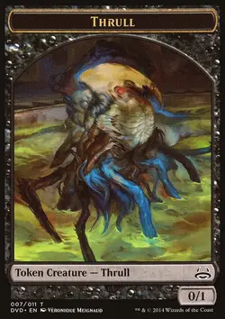 MTG Magic the Gathering Token - Thrull (7/65) DDA, Divine vs. Demonic NM - Image 1