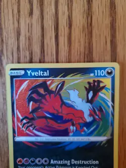 Amazing Rare YVELTAL - mint/nm - Pokemon TCG Shining Fates 046/072 - Image 2