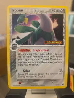 Pokemon Tropius 23/101 Reverse Holo Dragon Frontiers LP English - Image 1