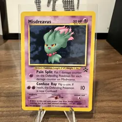Pokemon Misdreavus BLACK STAR 39 - WOTC PROMO - Near Mint - Image 1