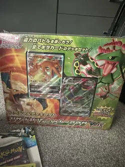 Pokemon Leafeon VSTAR Special Collection/Japanese Charizard V Deck Box New - Image 4