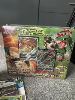 Pokemon Leafeon VSTAR Special Collection/Japanese Charizard V Deck Box New - Image 5