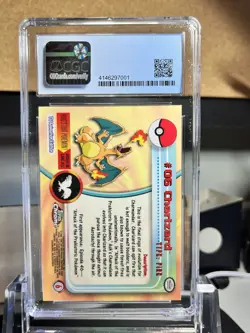 2000 Pokemon Topps Chrome Charizard #6 CGC 8.5 - Image 2