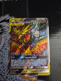 Pokemon Moltres Zapdos Articuno GX Tag Team Sun Moon Hidden Fates SM210 - Image 1