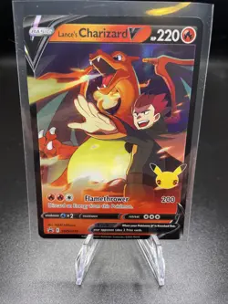 Lance's Charizard V - Promo SWSH133 Celebrations 25th Anniversary - Pokemon - Image 1