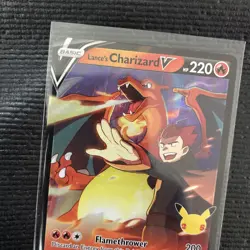 Pokemon TCG Lance's Charizard V SWSH133 Celebrations NM - Image 2