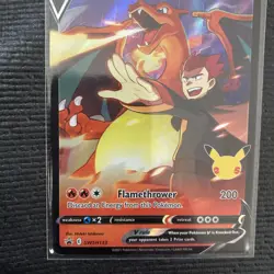 Pokemon TCG Lance's Charizard V SWSH133 Celebrations NM - Image 3