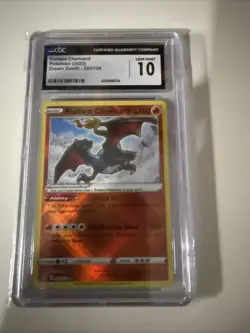 Pokemon 2023 Radiant Charizard Crown Zenith 020/159 CGC 10 - Image 1